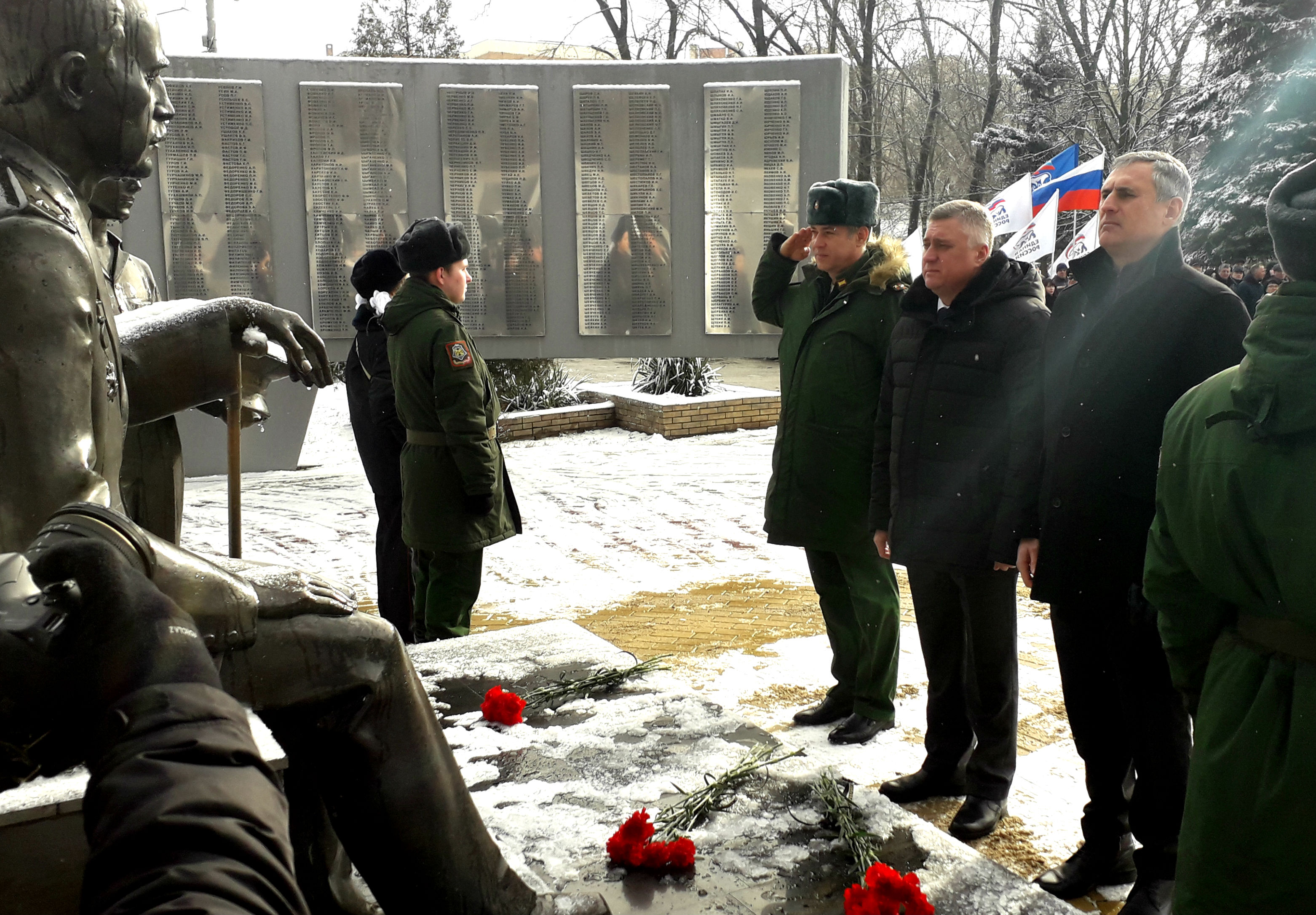 В Батайске отметили 77-ю годовщину освобождения города от немецко-фашистских захватчиков
