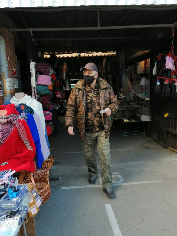 В Батайске продолжается мониторинг соблюдения масочного режима