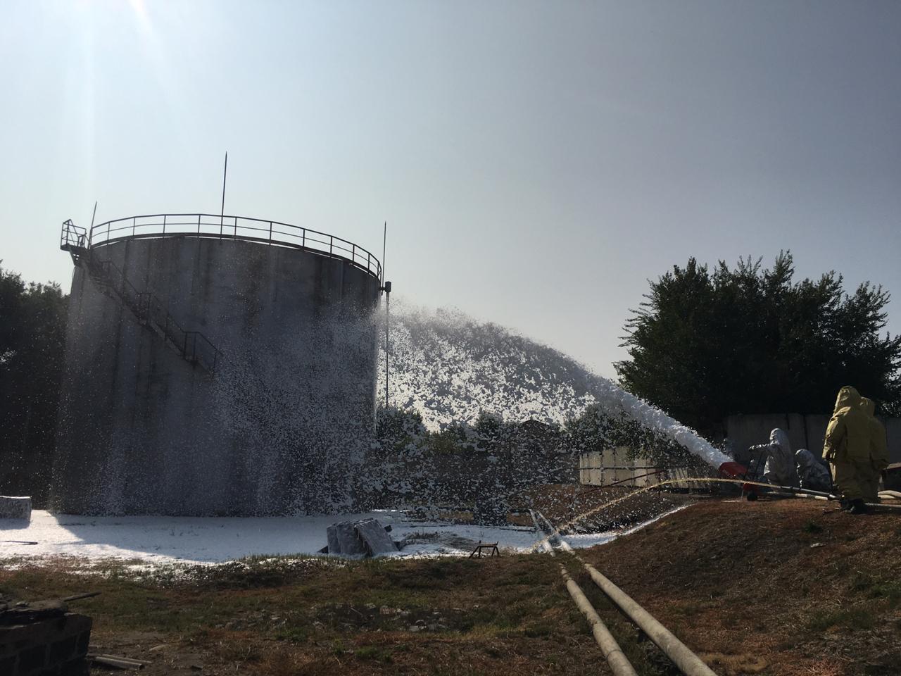 В Батайске прошли командно-штабные учения спасателей