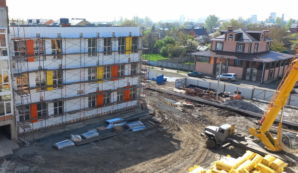 В Батайске продолжается строительство новой школы по улице Огородной