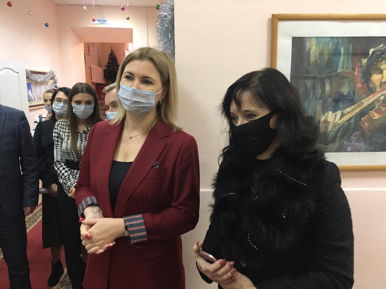 Детскую музыкальную школу №1 посетила министр культуры Ростовской области А.А. Дмитриева