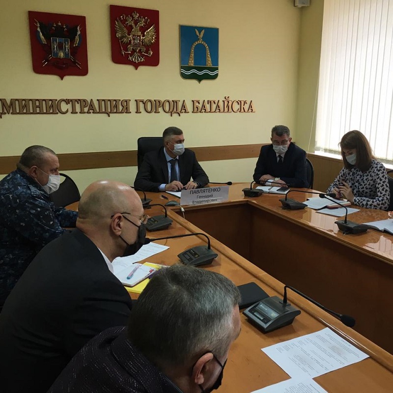 В Батайске состоялось заседание городского штаба по коронавирусу