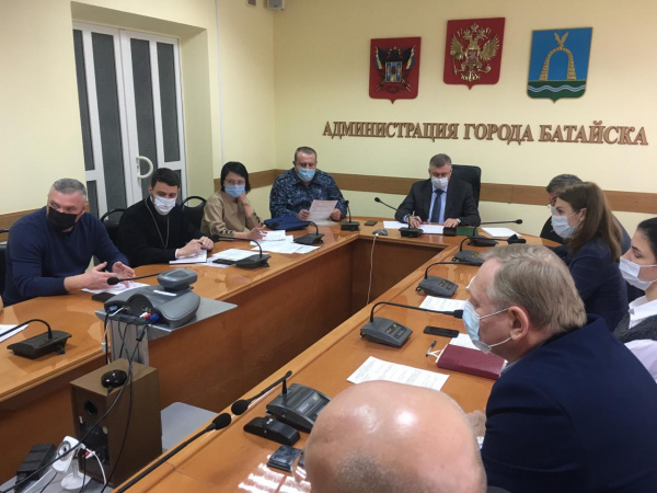 В Батайске состоялось заседание городского штаба по коронавирусу