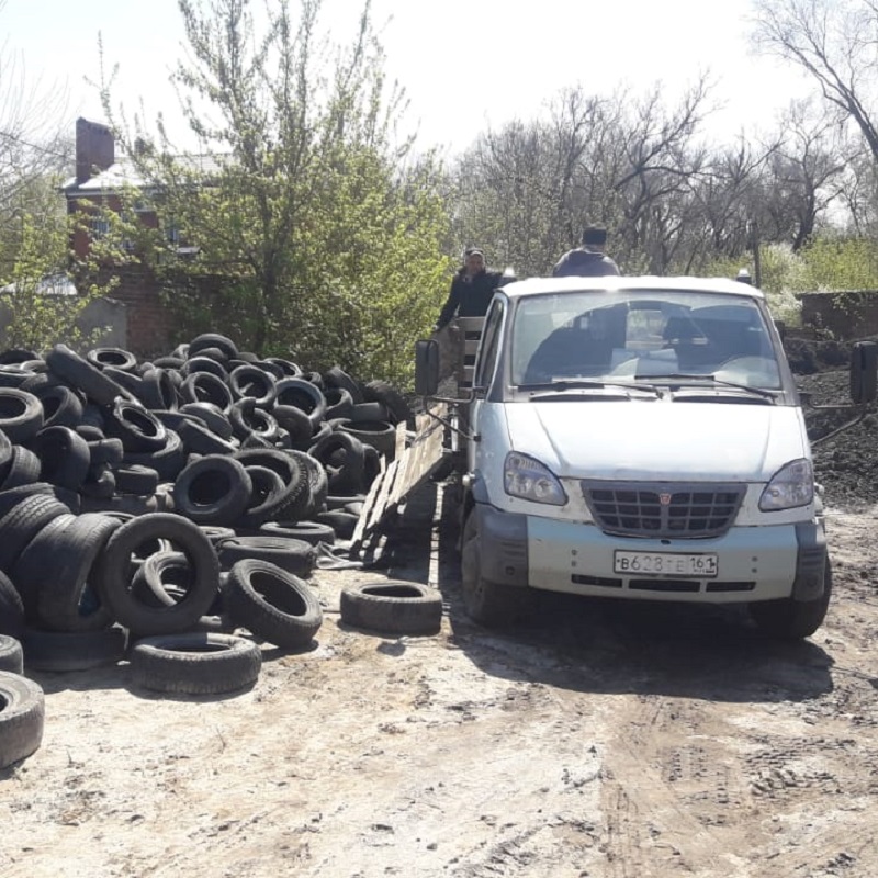 С 27 апреля с территории города начнут вывозить автомобильные шины, потерявшие свои потребительские свойства