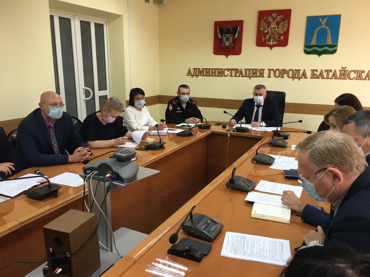 В Батайске состоялось заседание городского штаба по коронавирусу