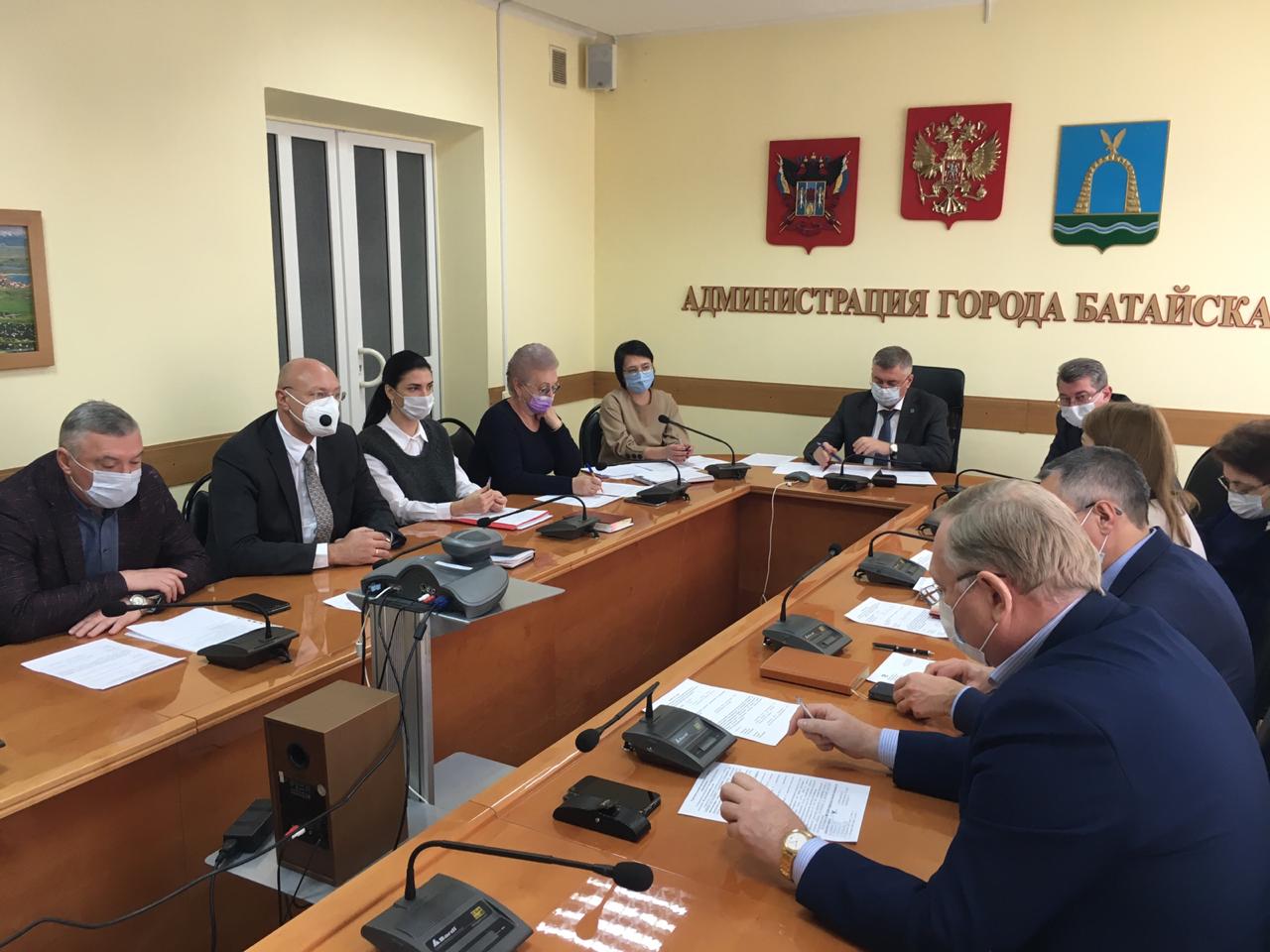 В Батайске состоялось заседание городского штаба по коронавирусу