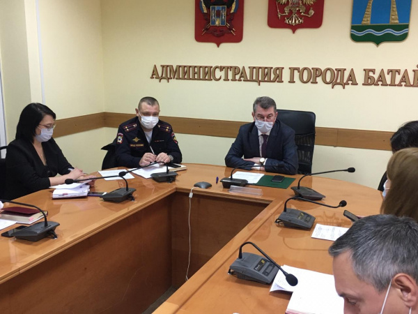 В Батайске состоялось очередное заседание городского штаба по коронавирусу