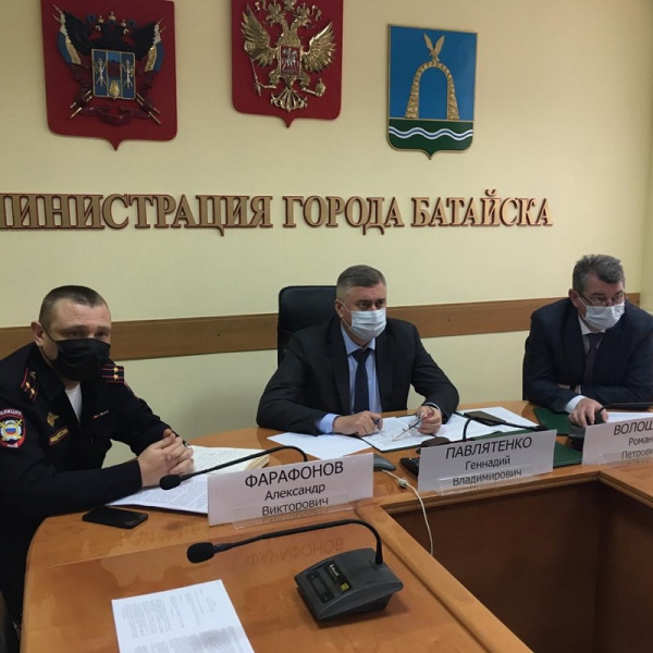 В Батайске состоялось заседание городского штаба по коронавирусу
