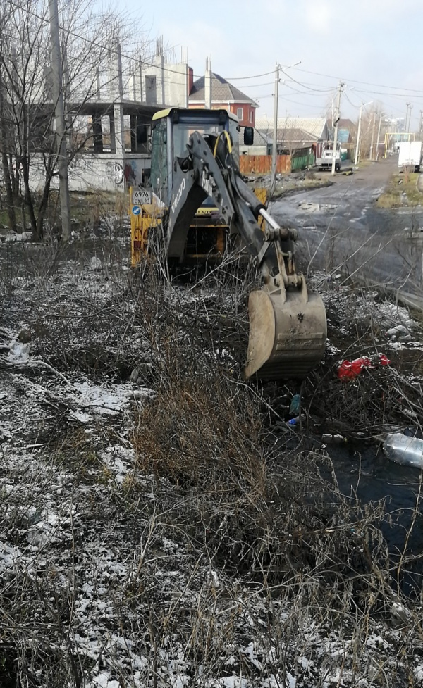 В Батайске продолжаются работы по водопонижению