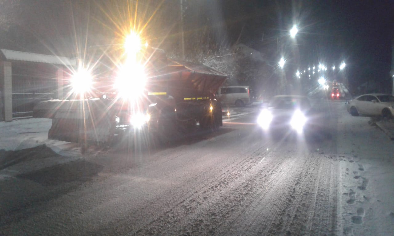 Коммунальные службы города мобилизованы из-за снегопада