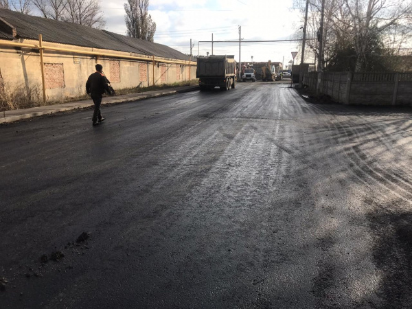 Ремонт дороги по переулку Дачному завершен