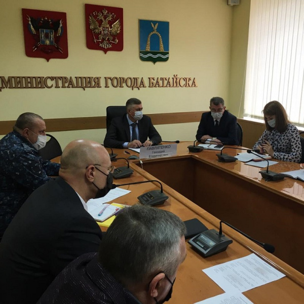 В Батайске состоялось заседание городского штаба по коронавирусу