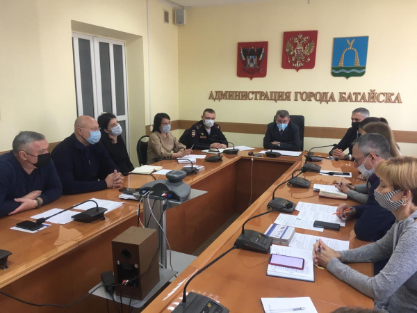 В Батайске состоялось заседание городского штаба по коронавирусу