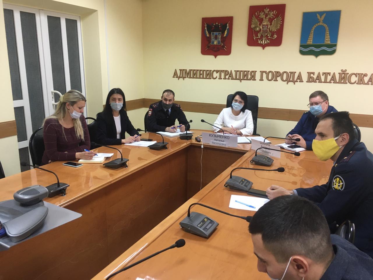 В Батайске состоялось заседание городского штаба по коронавирусу