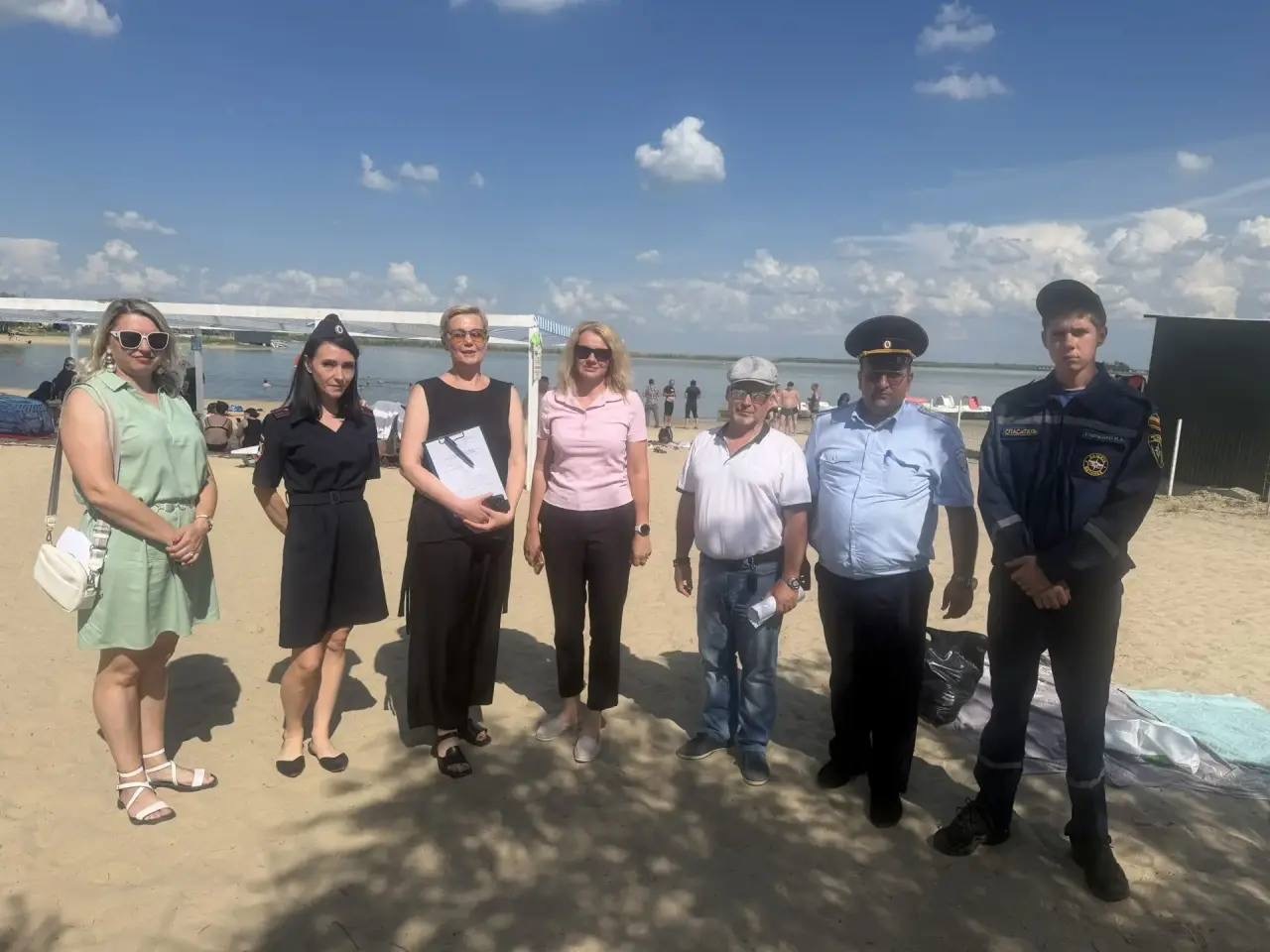На Солёном озере прошёл профилактический рейд
